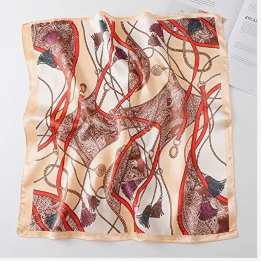 Tan Satin Square